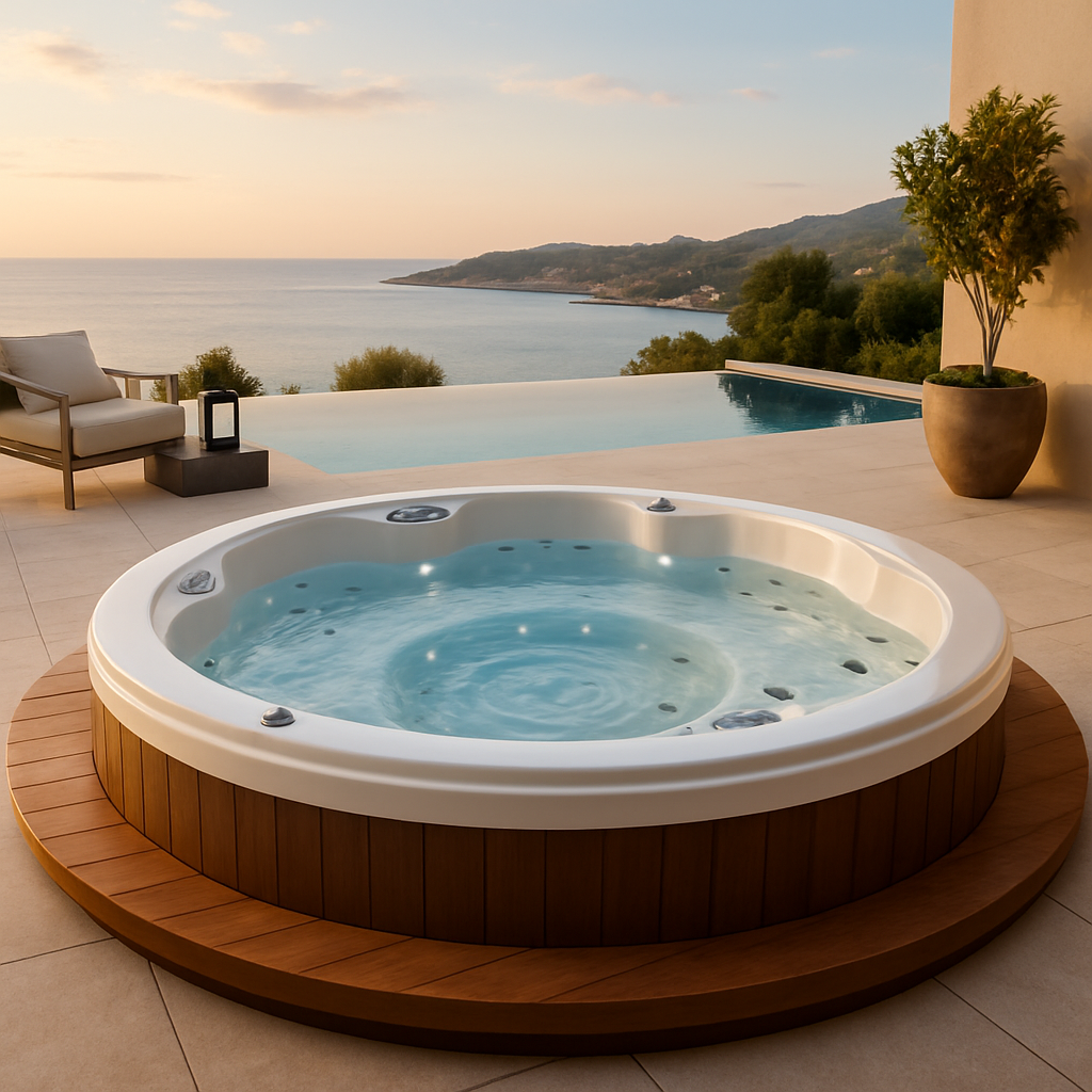 luxury hot tub